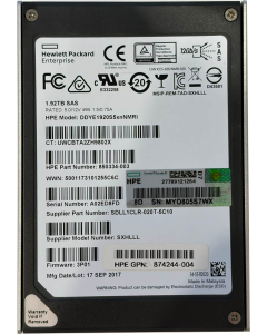 HPE Sandisk 1.92TB SAS 12Gb Enterprise SSD