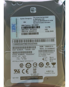 IBM 1.2TB SFF SAS 10K 6Gb/s HDD 00AR010