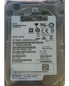 HPE 600GB SFF SAS 10K 12Gb/s HDD P01524-001