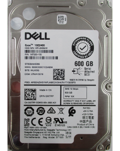 Dell 600GB SFF SAS 10K 12Gb/s HDD 0XXTRP