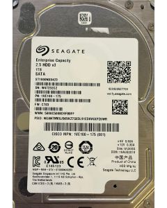 Seagate 1TB SFF SATA 7.2K 6Gb/s HDD 1VE100-175