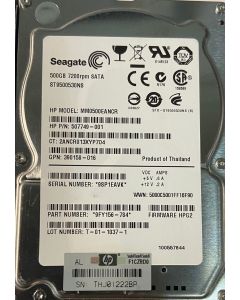 HP 500GB SFF SATA 7.2K 6Gb/s HDD 390158-016