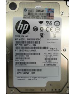 HPE 300GB SFF SAS 15K 6Gb/s HDD 507129-020