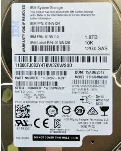 Lenovo 1.8TB SFF SAS 10K 12Gb/s HDD 01NN110