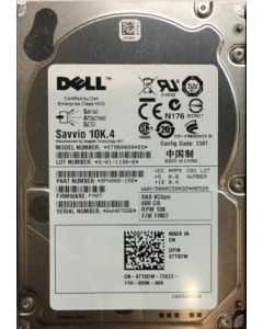 Dell 600GB SFF SAS 10K 6Gb/s HDD 07T0DW