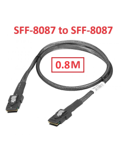 Generic SAS SFF-8087 to SFF-8087 Backplane Cable 0.8m