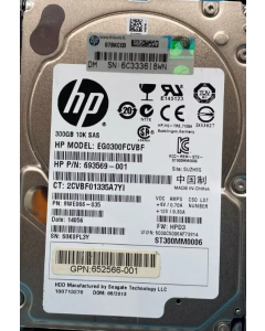 HPE 300GB SFF SAS 10K 6Gb/s HDD 652566-001