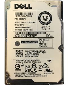 Dell 1.2TB SFF SAS 10K 6Gb/s HDD T6TWN