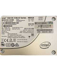 Intel S3610 480GB 2.5" SATA Enterprise SSD